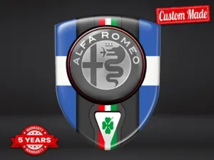 Alfa Romeo Adesivi Auto Personalizzati Sportivi Pro Regolabili